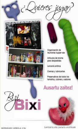 Imagen de Bizi Bixi SexShop Tienda Erótica en Guipúzcoa SexShop Tienda Erótica Bizi Bixi Guipúzcoa